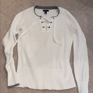 White Tie Sweater